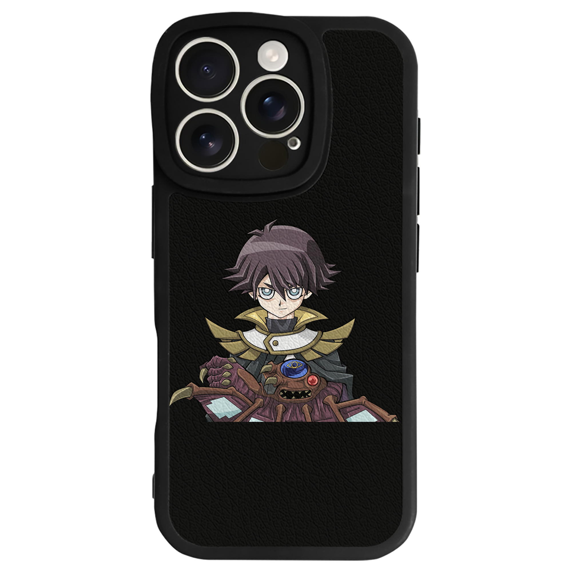 遊☆戯☆王 Yu-Gi-Oh! 【iPhone 16シリーズ対応】シリコンスマホケース（レザー調） 材質：シリコン